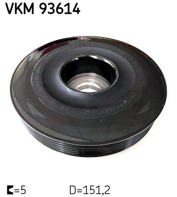 Poulie damper (Poulie de vilebrequin) SKF VKM 93614